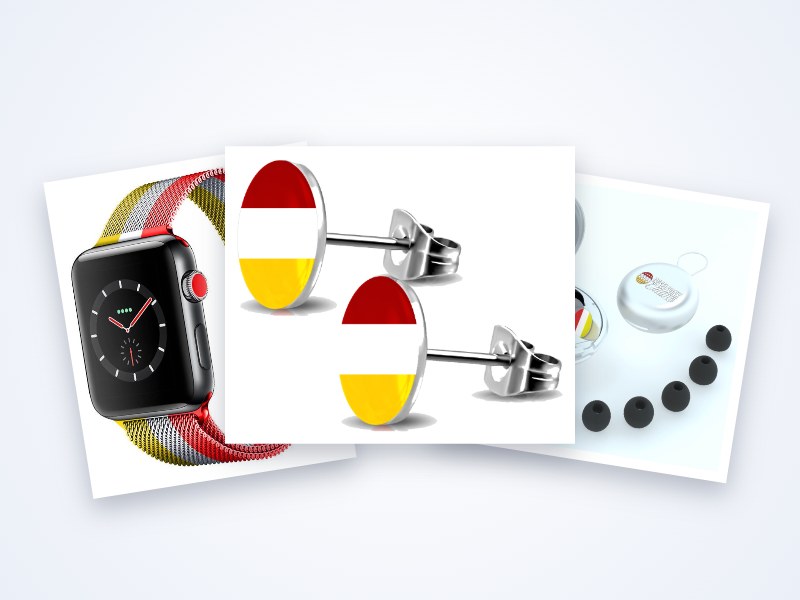 Oeteldonk accessoires: horlogebandje, oorknopjes en oordoppen