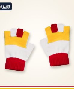 Oeteldonkse vingerloze handschoenen rood-wit-geel